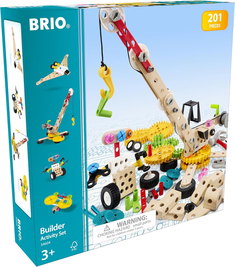 BRIO Builder – 34604 Builder óvodai készlet | Entwicklungsförderndes Rollenspiel- & Konstruktionsspielzeug für Kinder ab 3 Jahren