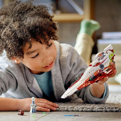 LEGO Star Wars Jedi Starfighter Obi-Wan Kenobi, megépíthető játék Taun We-vel, droid figurával és fénykarddal, Attack of the Clones készlet 75333 építőkészlet Besuche den LEGO-Store