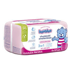 Törlőkendők 3 az 1-ben 4x57 db