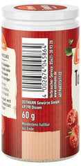 Ostmann Gewürze - Tomaten Gewürzsalz | Perfekt zum Würzen von Tomatensalat und Bruschetta | 60 g in der Streudose