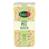 BIOASIA Organic Mie Noodles, búzatészta tojás nélkül, gyorsan és egyszerűen elkészíthető, vegetáriánus (8 x 250 g)