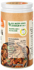 Ostmann Gewürze - Fleisch & Gyros Gewürzsalz | Pikantes Gewürz mit mediterraner Note für gegrilltes und gebratenes Fleisch | Mit praktischem Streuaufsatz | 50 g szűrőben
