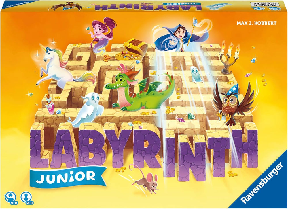 Ravensburger Gyermekjáték 20847 - Junior Labyrinth - Családi klasszikus kisgyermekek számára, Játék 4 éves kortól - Társasjáték 2-4 játékos számára, Junior Edition