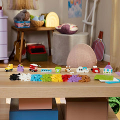 LEGO Classic kreatív készlet építéshez és játékhoz - készlet színes kockákkal - építs házat, kutyát, vicces autót, zongorabillentyűzetet és szivárványt - kézműves készlet fiúknak és lányoknak 5 éves kortól Építőkészletek Besuche den LEGO-Store