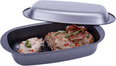 Chg 9942-04 Bratenform Mit Deckel, Antihaftbeschichte, antracit-fém, 37 X 20 X 7 cm Sütőformák és tálcák Naty Shop