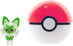 Pokémon PKW3629 - Clip'N'Go Poké Ball - Felori și Poké Ball, Poké Ball oficial cu figură de 5 cm Action figures Naty Shop