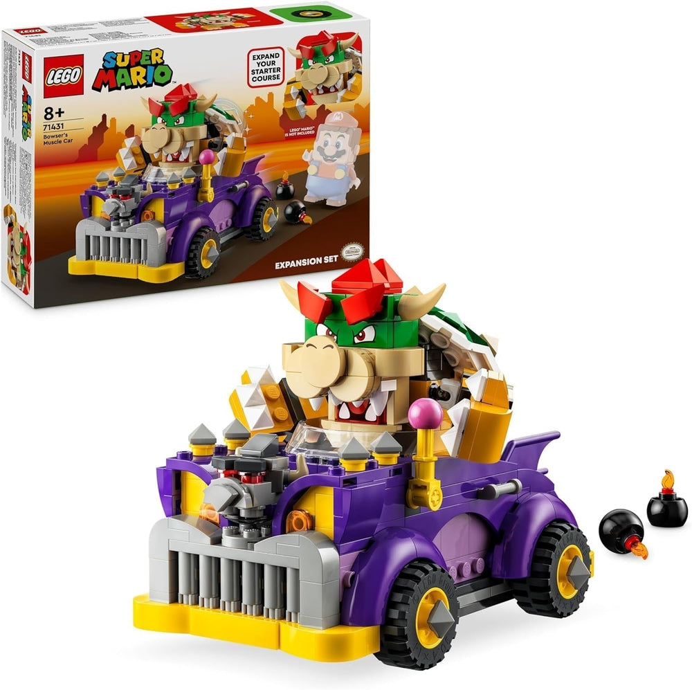 LEGO Super Mario Bowser Szörnykosár – Bővítő készlet Bowser autós játék fiúknak és lányoknak egykarakteres készlet, játékos ajándék 8 éves korig 71431 építőkészlet Besuche den LEGO-Store Single