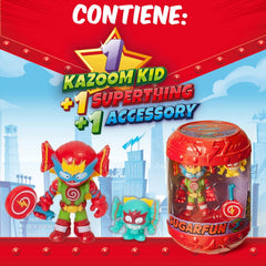 SUPERTHINGS OF KABOOM - Komplette Kollektion der Kazoom Kids, ez a doboz 6 Kazoom gyereket tartalmaz, PST8B016IN00