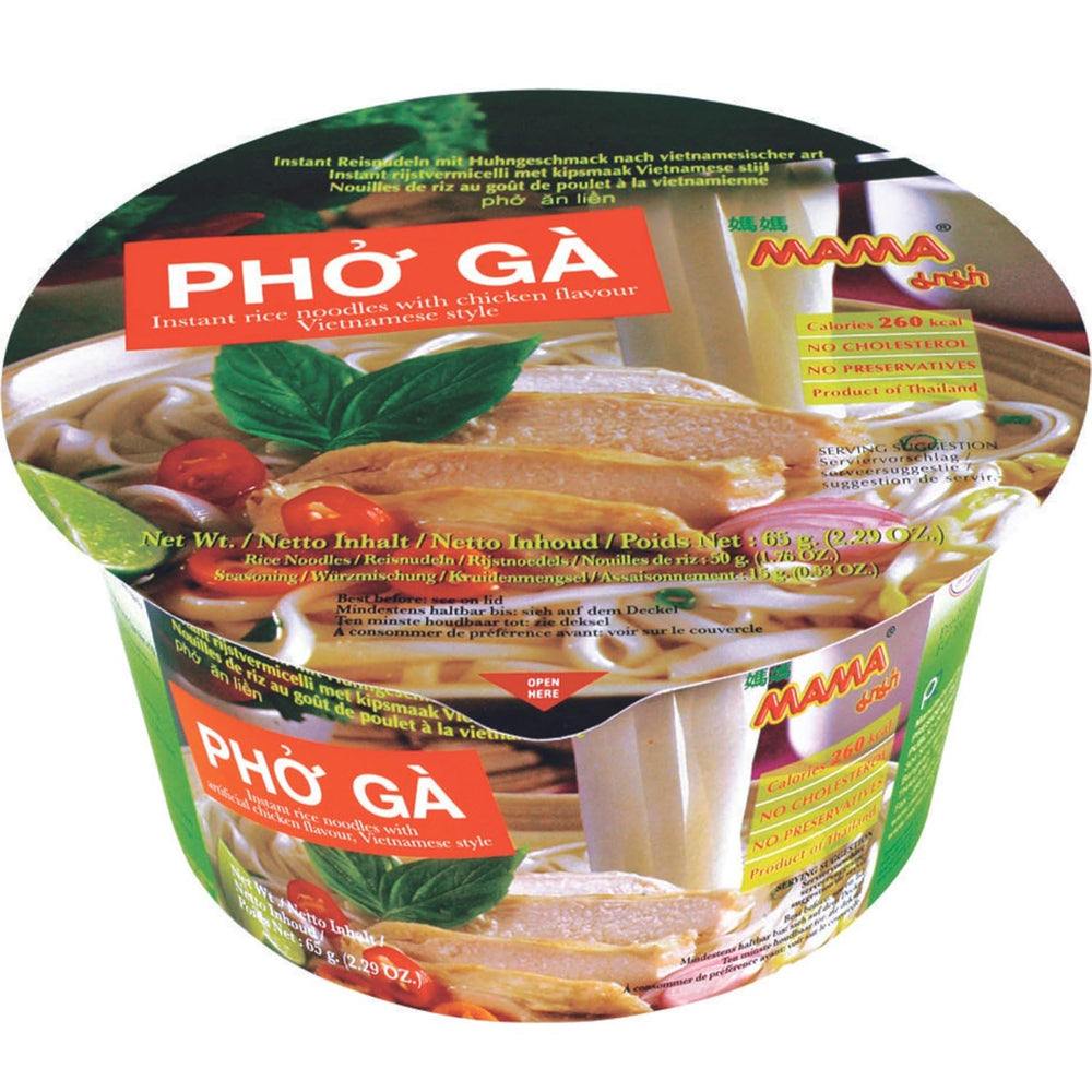 MAMA – Pho Ga instant rizstészta tál – (1 x 65 g)