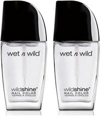 Wet n Wild Wild Shine körömlakk, formaldehid, toluol és ftalát mentes, hosszan tartó, gyorsan száradó formula, csiklandozott rózsaszín (2 csomag)