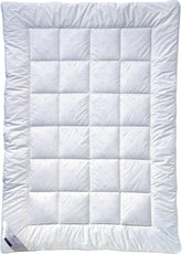 Plapumă din fibre Billerbeck E21 King - Plapumă din fibre rafinată cu aloe vera - 135 X 200 Cm plapumă pentru toate anotimpurile cu nivel mediu de căldură, alb Plapumi si pilote Naty Shop Singur 135 X 200 Cm Mediu (M)