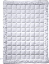 Plapumă Billerbeck Vanessa Superlight - plapumă de vară - 155 X 220 Cm - plapumă de bumbac, plapumă răcoritoare, plapumă ușoară de vară - 100 % bumbac, alb Plapumi si pilote Naty Shop 155X220 Cm Lumina verii