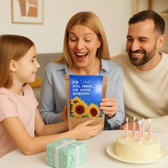 Ajándék nőknek - Süssön mindig a Nap Neked - Napraforgótermesztő készlet, Ajándékötlet meglepetéstáska, Ültetőkészlet