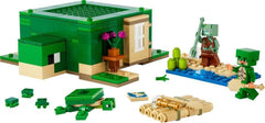 LEGO Minecraft A Turtle Beach House játékház kiegészítőkkel lányoknak és fiúknak 8 éves kortól, készlet állatokkal és a videojáték szereplőivel, ajándék játékosoknak 21254 Építőkészlet Besuche den LEGO-Store