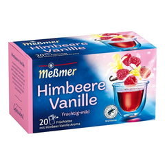 Meßmer Căpșuni-portocale | 20 pliculețe de ceai | Fără gluten | Fără lactoză | Vegan