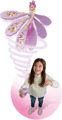 Lansay - Sky Dancers - Schöne Luna Puppe - Magische Fliegende Feenpuppe für Kinder ab 6 Jahren - Fee-Puppe, die mit ihrem Schnur-Launcher in die Luft fliegt - Funktioniert ohne Batterien