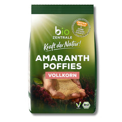 Biocentral amaránt puffadások | 125 g | vegán | kis expandált amarántszemek | fehérjeforrás | müzlihez, joghurthoz és színes reggeli tálkákhoz