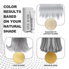 Vopsea de păr Grey Silver Vopsea de păr Silver Grey Vopsea de păr Silver Natural Unisex Vopsea de păr Light Gray Silver Color Cream pentru toate tipurile de păr(100ml) Vopsea pentru par Naty Shop