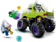 LEGO Ç€ Marvel Hulk Truck vs. Thanos - Szuperhős építőjáték - Bosszúállók jármű és minifigurák - Monster truck a nagy mókához - Ajándék fiúknak és lányoknak 7 éves kortól - 76312 Építőkészlet Besuche den LEGO-Store
