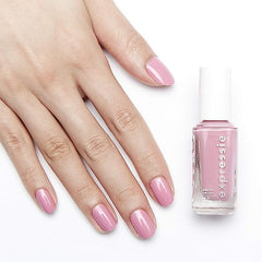 Essie Schnelltrocknender Nagellack „expressie“, Nr. 210 throw it on, Violett, Vegane Formel, 10 ml