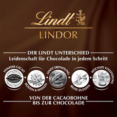 Ciocolată Lindt | Asortiment LINDOR | 1371g | 110 trufe în ciocolată fină cu umplutură care se topește în gură | Cadou de ciocolată de împărțit