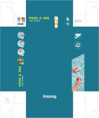 Bestway 3 az 1-ben tesztcsíkok, 50 darab