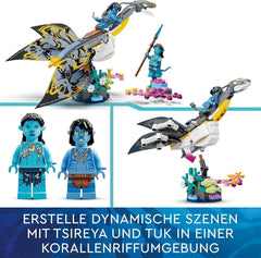 LEGO Avatar Az Ilu felfedezése vízi ösvény építőjáték víz alatti Pandora figurával gyűjtőkészlet gyerekeknek és filmrajongóknak 8 éves kortól 75575 építőkészlet Besuche den LEGO-Store