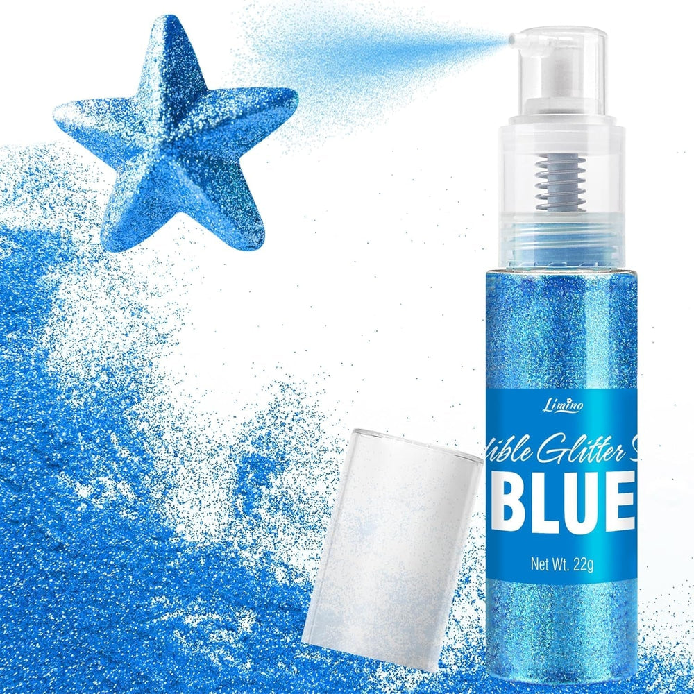 Ehető csillámos, spray, többféle színben, 22 grammos Naty Shop Blue