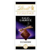 Lindt Excellence Sweet Salted Wood - Étcsokoládé szelet 100g - Intenzív kakaó íz