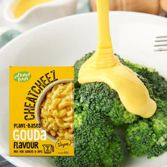 Tenyésztett élelmiszerek CHEATCHEEZ Vegán Gouda szósz – Laktóz- és gluténmentes