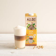 Allos Sojadrink Barista Habzás Vegán Kávéért Laktózmentes