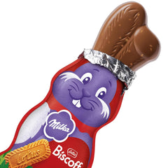 Milka Smiling Bunny Biscoff – finom húsvéti nyuszi csokoládéval és Lotus Biscoff keksz darabokkal – 95g