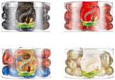 Ouă LINDOR cu ciocolată Lindt | 4 cutii a câte 450 g fiecare | Ouă LINDOR cu umplutură care se topește în gură, din ciocolată cu lapte, albă, neagră și cu alune | Ciocolată de Paște | Cadou de ciocolată | Ouă de Paște | Ouă de ciocolată
