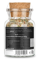 Ankerkraut Eintopf, Linsen, Beans and Gemüse, Gewürz-Mischung, Vielfalt für jeden Gesmack, ohne Gesmackverstärker, lecker schmecker, 90 g parafa üvegben