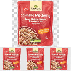 Mix rapid de quinoa roșie, bulgur, orez cu bob lung, 250 g