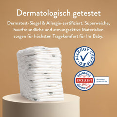 Push-up pelenkák, 4 l-es (7-12 kg) - 1 zacskó 25 darab - Nem tartalmaz káros anyagokat, környezetbarát, ultralapos, éjszakai használatra - Dániában készült