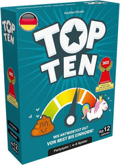 Koktéljátékok COGD0008 Asmodee Top Ten, Party Game, Német, Többszínű, Színes