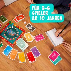 Noris 606062080 - Gegenteil Spiel (Brettspiel from 10 Jahre) - kombinierbar mit dem Kartenspiel - verrücktes Konzentrationspiel für Kinder und Erwachsene für 3-6 Spieler