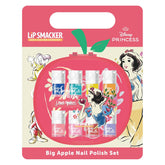 Big Apple Snow White Lip Smacker körömlakk készlet 9 részes gyerek körömlakk készlet elektromos körömszárítóval Disney Princess körömlakk ajándék gyerekeknek