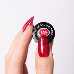 Semilac UV körömlakk 609 Snow Berries 7 ml