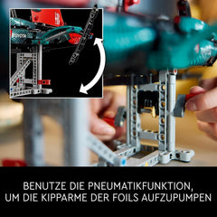 LEGO Technic Emirates Team New Zealand AC75 Versenyjacht Vitorlás építőkészlet Ajándék férfiaknak és nőknek Kreatív és pihentető tevékenység 42174 Építőkészletek Besuche den LEGO-Store