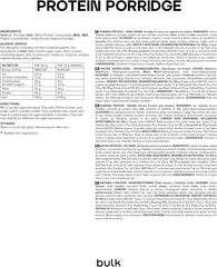 Teljes értékű fehérje zabpehely, ömlesztett, magas fehérjetartalmú zabpehely, tejsavó, magas rosttartalmú, fehérje zabkása, ízesítetlen, 1 kg