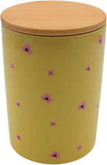 Dekohelden24 Cutie ceramică elegantă pentru depozitare/cafea/alimente proaspete/biscuit Hüftgold. Motivul: leneș. Dimensiuni: H/Ø 15,6 x 11 cm. Cutii depozitare alimente Naty Shop