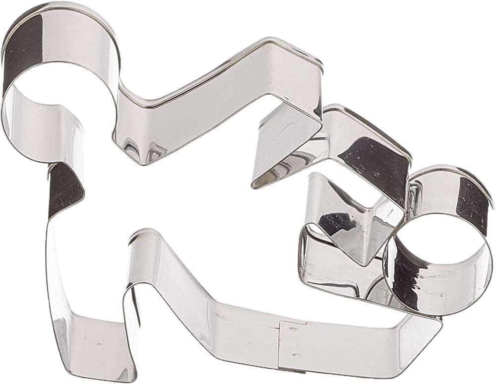 Formă de biscuiți în formă de fotbalist, aprox. 9 cm, argintie