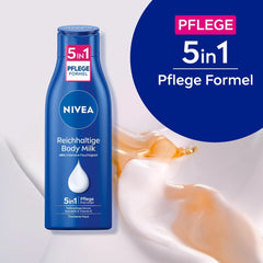 NIVEA Rich Body Milk, 250 ml Cosmetice si Infrumusetare Naty Shop
