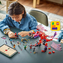 LEGO NINJAGO Chaosdrache Donnerzahn - Spielzeug mit 6 Ninja Minifiguren - Rollenspiel Bauset für Jungen und Mädchen ab 8 Jahren - Geschenke für TV-Serie Aufstieg der Drachen 71832