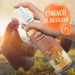 Ida Plus - GoldenEgg 200 ml - csökkentett Brucheier & Federfressen - támogatott Federwachstum & Federkleid - Wichtige Mineralien & Vitamine für Hühner - Beste Eierqualität bei Ihrer Hühnerhaltung
