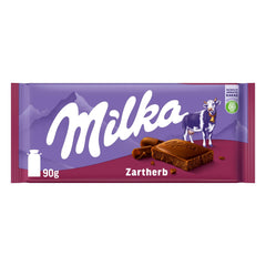 Milka Zartherb - alpesi étcsokoládé finom kakaóval, gyűjtőcsomagolásban - 25 x 90 g