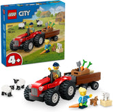 LEGO City traktor pótkocsival - Farm játék traktorral és állatfigurákkal - Montessori játékkészletek fiúknak és lányoknak 4 éves kortól - ajándék 2 minifigurával 60461 Építőkészlet Besuche den LEGO-Store Alapértelmezett cím