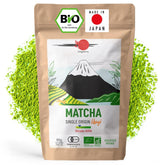 ORIGEENS Ceai japonez organic Matcha Usagi (Latte Intensiv) - Single Origin Shizuoka - Pudră Matcha organică - Pungă de 80 g